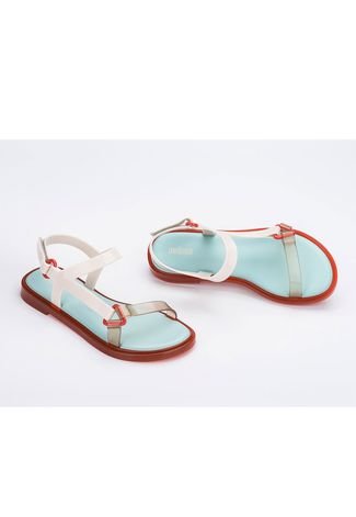 Rasteira Melissa Fresh Sandal Ad Bege Compre Agora Dafiti Brasil