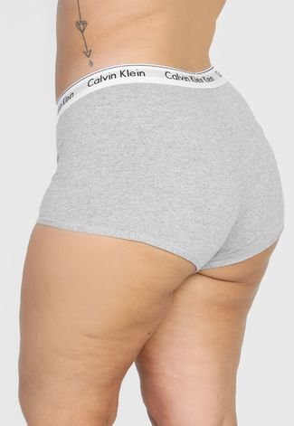 Calcinha Calvin Klein Underwear Boxer Modern Cinza - Compre Agora