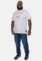 Camiseta Onbongo Plus Size Estampada Replay Branca - Marca Onbongo