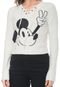 Moletom Fechado Cativa Disney Mickey Mouse Off-white - Marca Cativa Disney