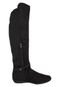 Bota Piccadilly Over Knee Microfibra Preta - Marca Piccadilly