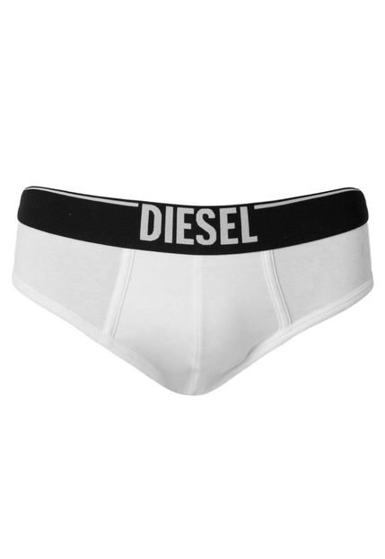 Cueca Diesel Slip Friso Branca - Marca Diesel