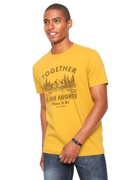 Camiseta Ellus Estampa Amarela - Marca 2ND Floor