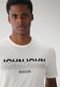 Camiseta John John Reta Estampa Off White - Marca John John