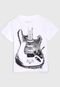 Camiseta Ellus Kids Infantil Guitarra Branca - Marca Ellus Kids