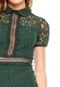 Vestido Colcci Curto Renda Verde - Marca Colcci