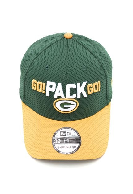 Boné New Era Green Bay Packers Verde/Amarelo - Marca New Era