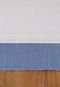 Toalha De Mesa Retangular Naturalle Chamonix Branco E Azul 2,2Mx2,2M - Marca Naturalle Fashion