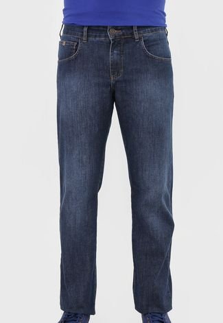 Calça Jeans Forum Slim Pespontos Azul