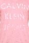 Camiseta Calvin Klein Jeans Estampada Rosa - Marca Calvin Klein Jeans