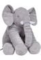 Almofada Elefante Gigante - Cinza Buba - Marca Buba Toys