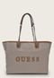 Bolsa Guess Logo Bege - Marca Guess