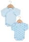 Kit Bodies Tilly Baby Bordado Urso Infantil Azul - Marca Tilly Baby
