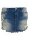 Saia Jeans Colcci Puídos Azul - Marca Colcci