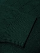 Suéter Aramis Masculino Tricot Crewneck Jacquard Verde Escuro - Marca Aramis