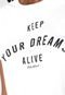 Camiseta Polo Wear Keep Your Dreams Alive Branca - Marca Polo Wear