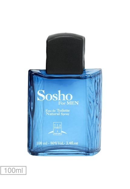 Perfume Sosho Via Paris Fragrances 100ml - Marca Via Paris Fragrances