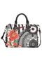 Bolsa Desigual Flores Branca - Marca Desigual