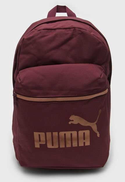 Mochila Puma Wmn Core Base College Bag Vinho - Marca Puma