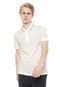 Camisa Polo Lacoste Regular Listras Off-white - Marca Lacoste
