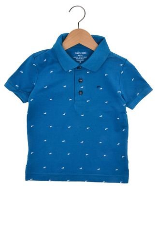Camisa Polo Ellus Kids Menino Azul