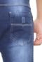 Calça Jeans GRIFLE COMPANY Slim Estonada Azul - Marca GRIFLE COMPANY