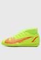 Chuteira Nike Infantil Mercurial Superfly 8 Club Verde/Rosa - Marca Nike