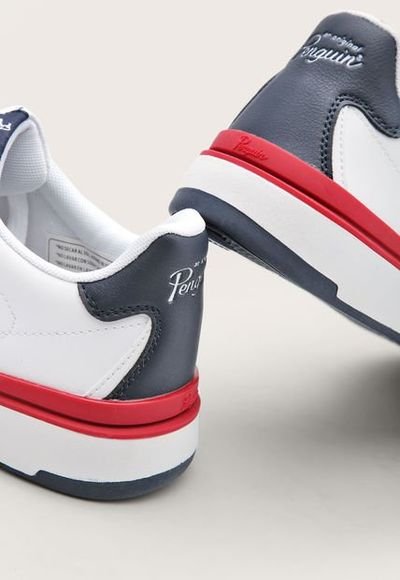 Tenis Lifestyle Blanco Azul Navy Rojo Original Penguin Fortune