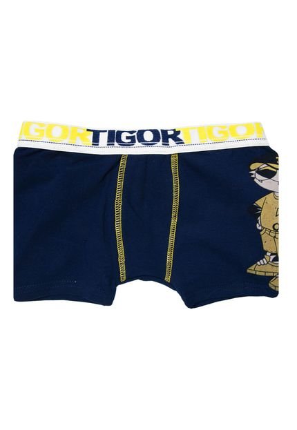 Cueca Tigor T. Tigre Boxer Azul - Marca Tigor T. Tigre