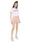 Short Sarja Ellus 2ND Floor Boyfriend Soft Twill Rosa - Marca 2ND Floor