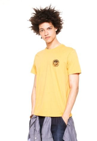 Camiseta Quiksilver Watermarked Amarela