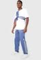 Calça adidas Originals Jogger 3D Tf 3 Strp Tp Azul/Branco - Marca adidas Originals