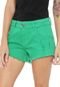 Short Sarja Triton Desfiada Verde - Marca Triton