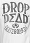 Camiseta Drop Dead Shapie Pen Branca - Marca Drop Dead