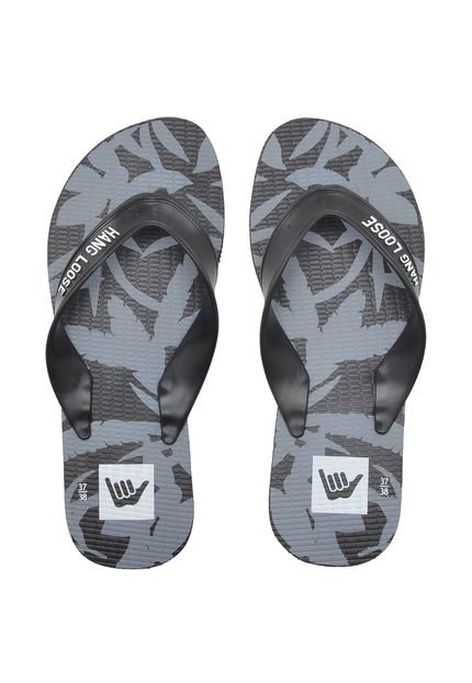 Chinelo Hang Loose Plus Floresta Cinza - Marca Hang Loose