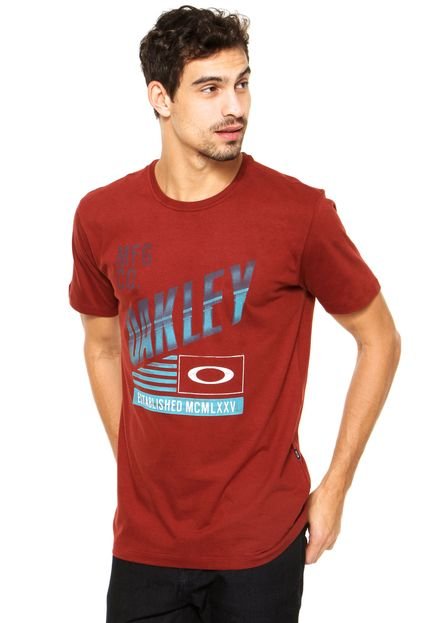 Camiseta Oakley Paviment Vermelha - Marca Oakley