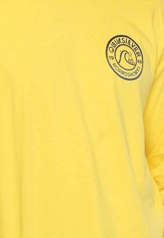 Camiseta Quiksilver Faded II Lemon Z Amarela