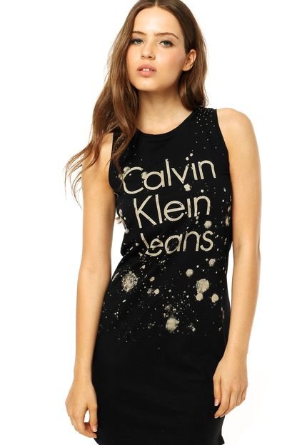 Vestido Calvin Klein Jeans Preta - Marca Calvin Klein Jeans
