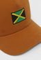 Boné KANUI Trucker Jamaica Flag Caramelo - Marca KANUI