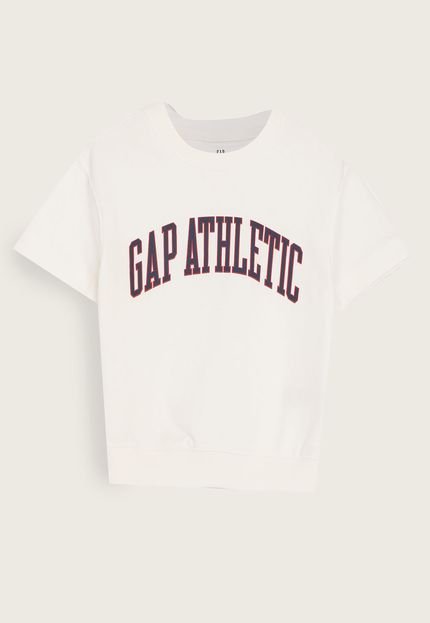 Camiseta Infantil GAP Athletic Branca - Marca GAP