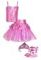 Fantasia Sulamericana Barbie e as Sapatilhas Mágicas Rosa - Marca Sulamericana
