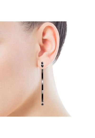 Pendientes tous shop onix negro