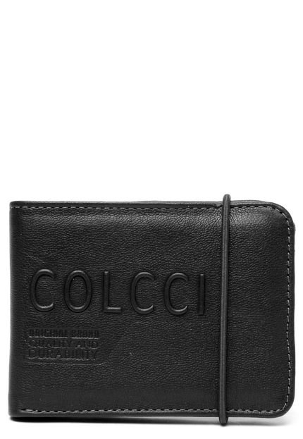 Carteira Couro Colcci Logo Preto - Marca Colcci