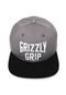 Boné Grizzly Snapback Big City  Cinza/Preto - Marca Grizzly