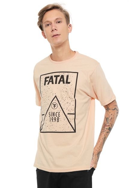 Camiseta Fatal Estampada Coral - Marca Fatal