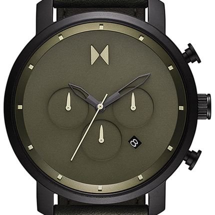 Relógio MVMT Masculino Couro Verde 28000287-D - Marca MVMT