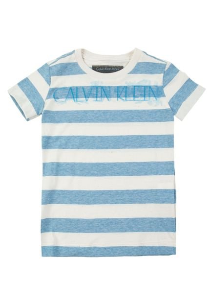Camiseta Calvin Klein Kids Stamp Listra - Marca Calvin Klein Kids