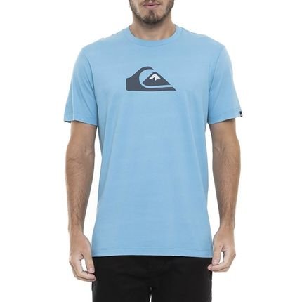 Camiseta Quiksilver Comp Logo Color Masculina Azul - Marca Quiksilver