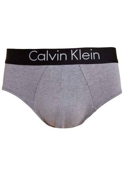 Cueca Calvin Klein Slip Cinza - Marca Calvin Klein Underwear