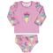 Conjunto Infantil Menina Praia Kamylus  Rosa - Marca Kamylus